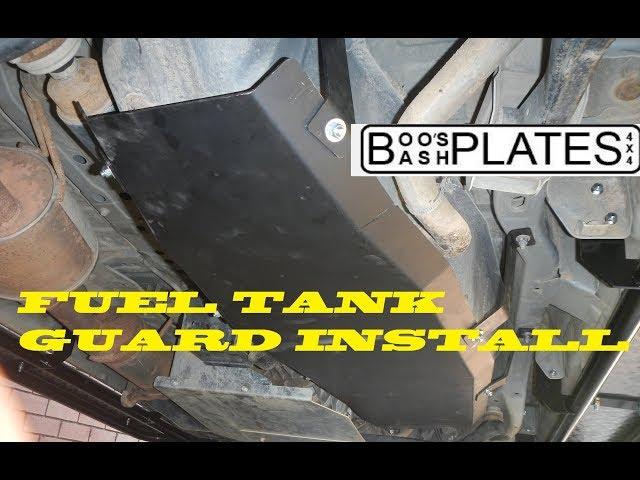 Pajero - boo's bash plate fuel tank guard install