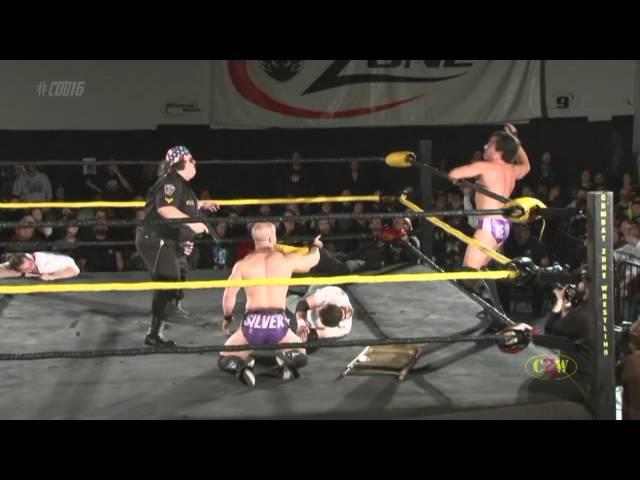 CZW Cage of Death XVI: Cop pulls a gun on pro wrestler - StreamCZW.com