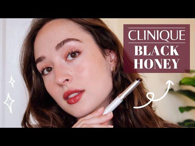 Trying the VIRAL Clinique Black Honey Lipstick! 