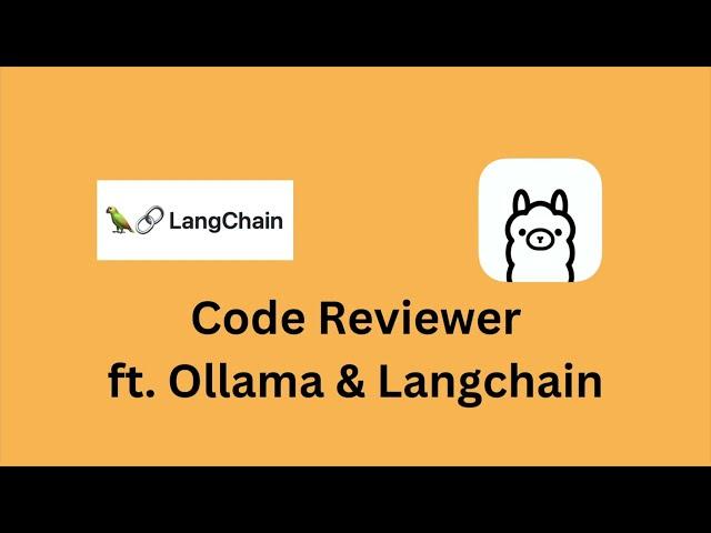 AI Code Reviewer Ft. Ollama & Langchain