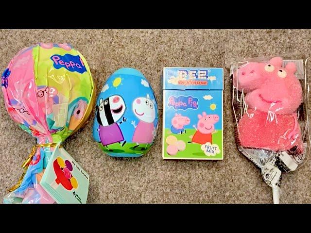 Satisfying Peppa Pig Video | Candy ASMR | Lollipops Surprise Egg and Sweets opening | funny video