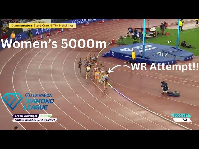 WORLD RECORD ATTEMPT from Chebet - Women's 5000m - Zurich Diamond League 2024