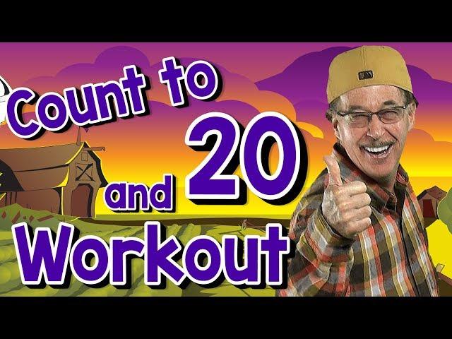 Count to 20 and Workout | Fun Counting Song for Kids | Count by 1's to 20 | Jack Hartmann