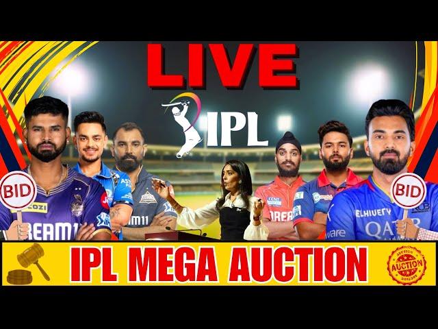 LIVE: IPL Mega Auction 2025 Today Live Updates | Latest IPL Auction News & Player Bids