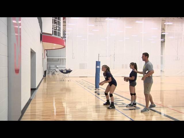 Wall Passing - Volleyball Drill