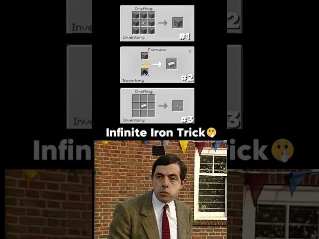Minecraft Infinite Iron Trick