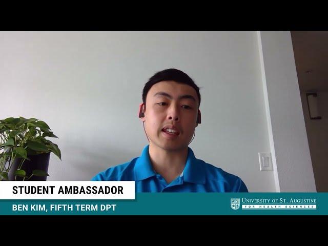 DPT Student, Ben and his clinical experience