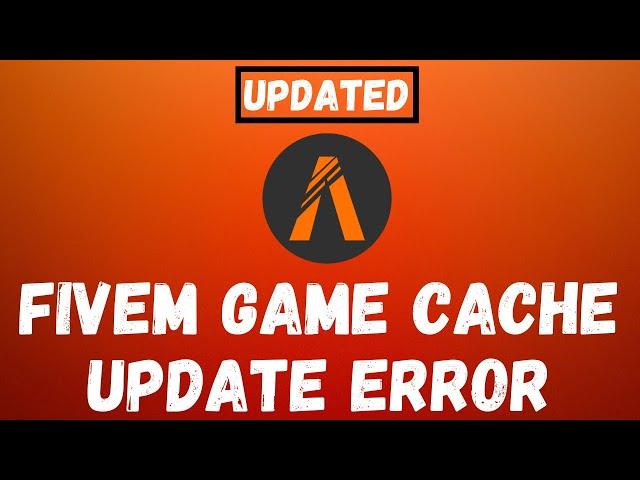 GTA 5 - FIVEM Game Cache Update Error How to Fix 2023