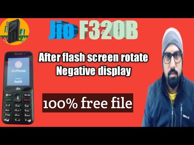 Jio f320b flash after display problem Jio f320b after flash screen rotate negative problem solution