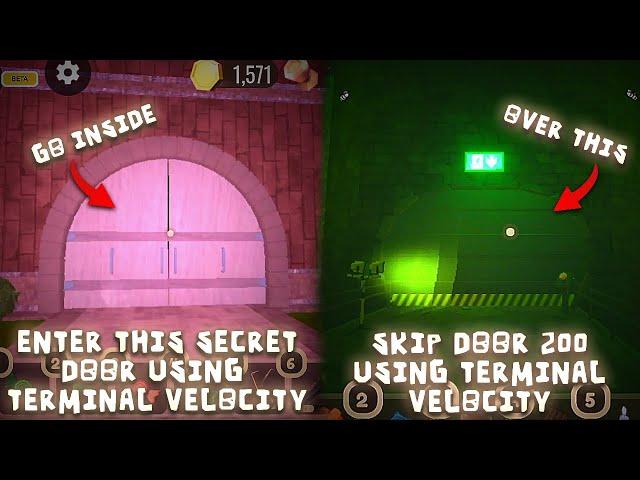 I Tried Your Crazy Ideas in Doors #12 | Use Terminal Velocity To Go Over The Secret Door on Door 99