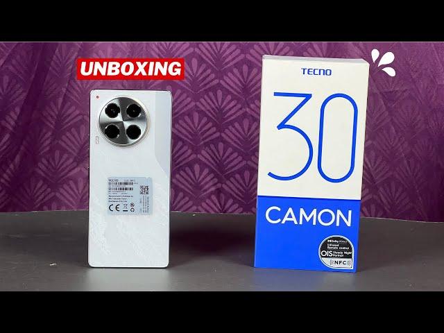 Tecno Camon 30 - Unboxing & Features Overview! (50MP Selfie + 70W Charging)!