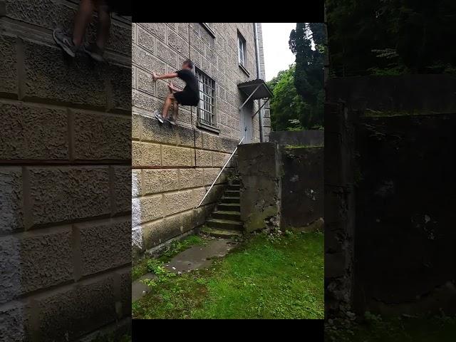 Wall back flip