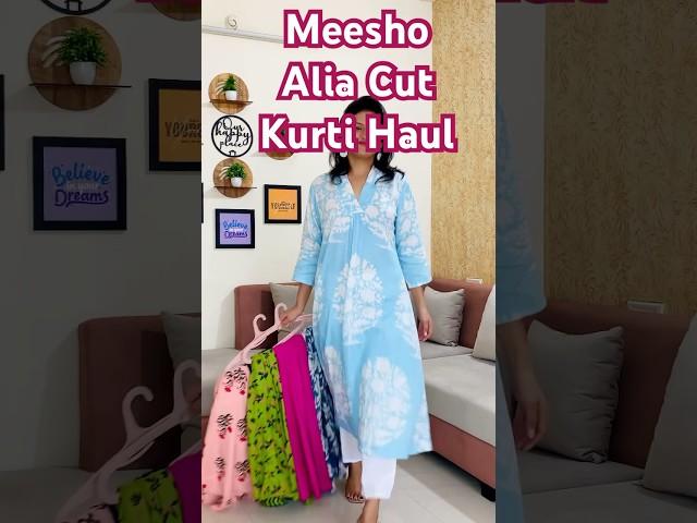 Meesho Kurti Haul l Meesho Kurti Set l Alia Cut Kurti Haul l Affordable Kurti Meesho #kurti #meesho