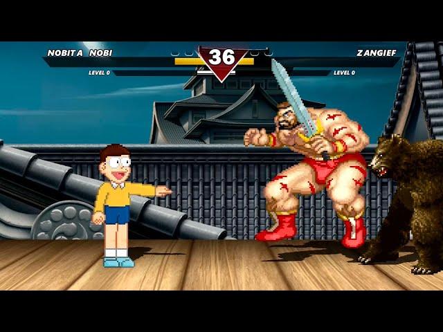 NOBITA NOBI VS ZANGIEF -  HARDEST LEVEL INSANE FIGHT!