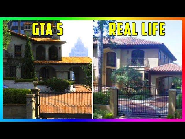 GTA 5 Locations In Real Life - Comparing Los Santos VS Los Angeles & How IDENTICAL They Are! (GTA V)