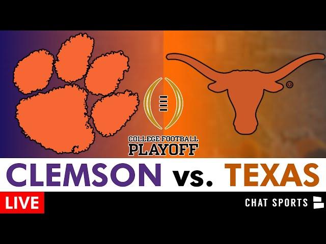 Clemson vs. Texas Live Streaming Scoreboard, Play-By-Play, Highlights: 2024 CFP 1st Round On TNT