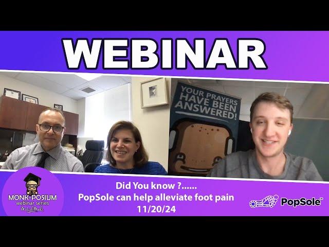 Webinar: Maintaining Foot Health with Beth & Jeffrey Gusenoff of PopSole | Medical Monks