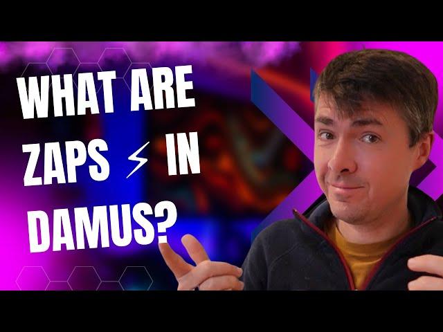 What are "zaps" in Nostr/Damus? ️