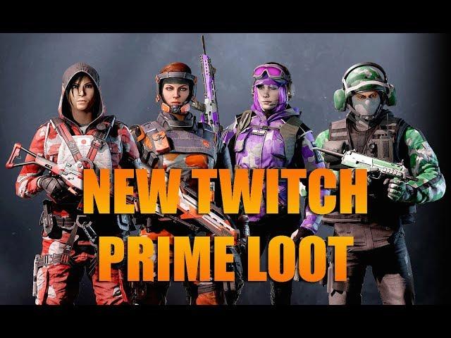 NEW TWITCH PRIME ITEMS - Rainbow Six Siege Operation Grim Sky