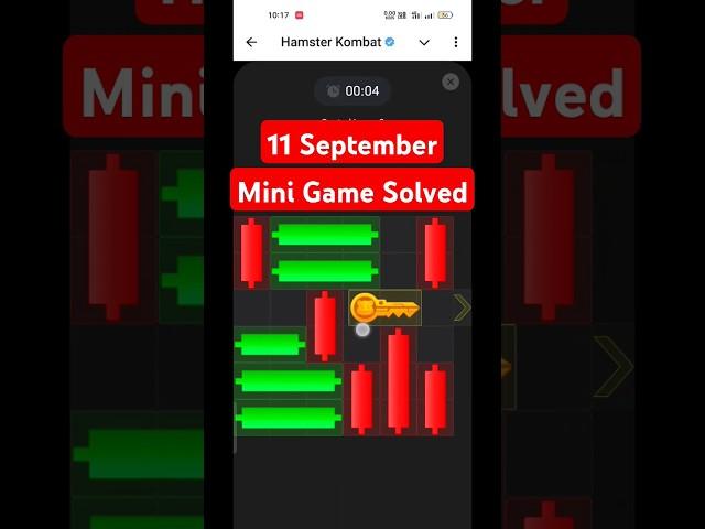 #11Sept Today Daily Mini Game | Hamster Kombat Daily Combo Card | hamster Cipher Code 11 September