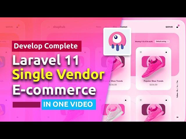 Complete Laravel Ecommerce Website In One Video Using Livewire 3 | Single Vendor COD | Step By Step