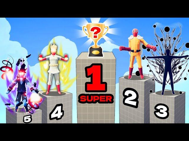 SUPER TOURNAMENT of ALL STRONGEST UNITS | TABS - Totally Accurate Battle Simulator