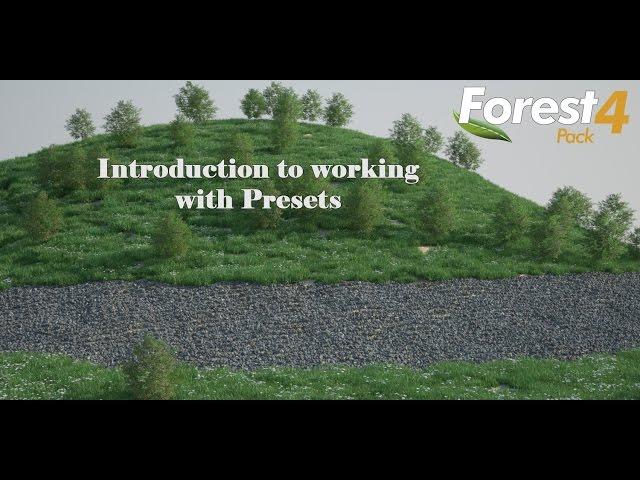 Working with Presets and Custom Placement in Forest Pack Pro