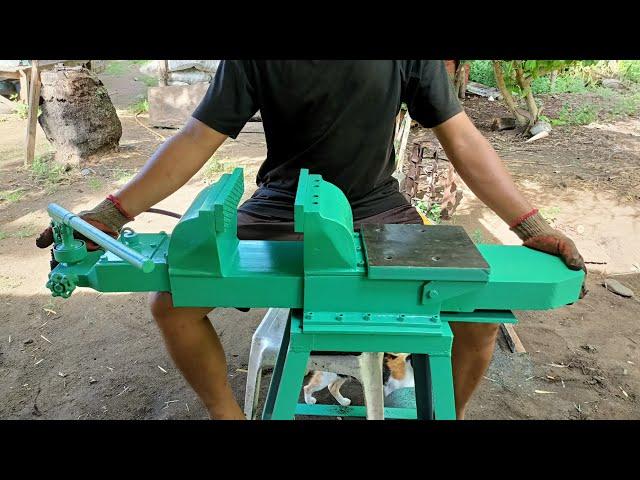 Diy/Homemade Big Hydraulic Vise 32tons capacity part 2 of 2