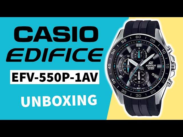 Casio Edifice EFV-550P-1AV Unboxing and Review