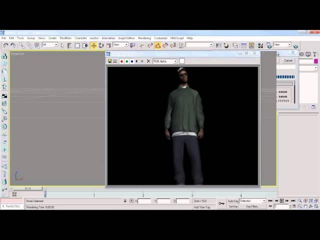 3Ds Max - Стандартные скины и текст. Урок 2