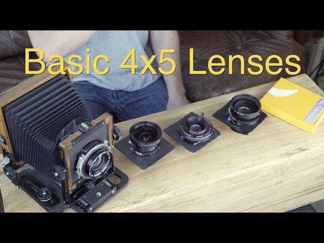 Basic 4x5 Lenses: Large Format