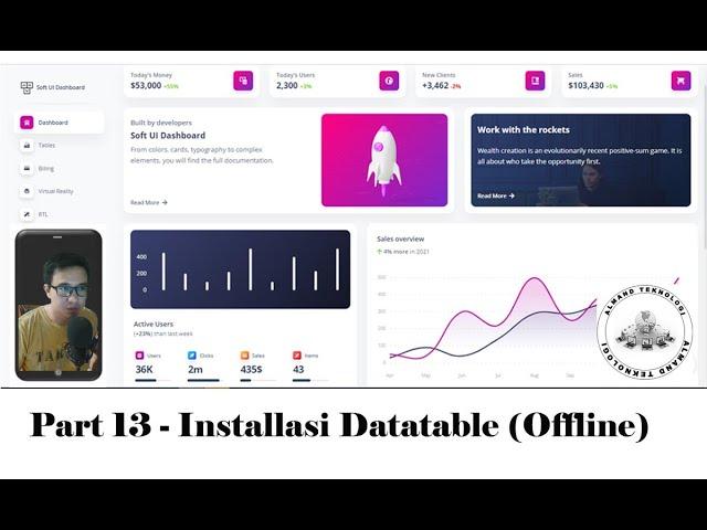 Part 13 - Install Datatable (Offline) | Tutorial Website .NET (C#)