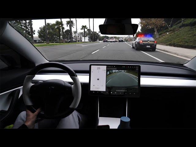 POV Drive In A Tesla Model 3