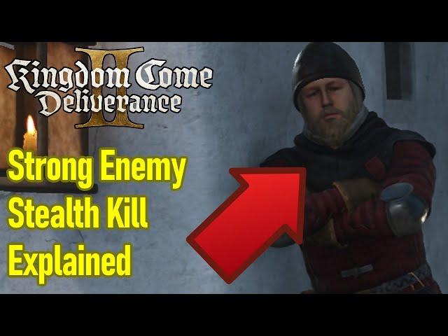 How to stealth kill STRONG ENEMIES and knock them out in Kingdom Come Deliverance 2