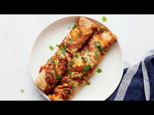 Veggie Black Bean Enchiladas