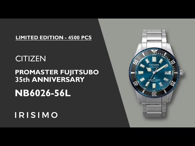 CITIZEN Promaster Fujitsubo NB6026-56L 35th Anniversary Limited Edition 4500pcs | IRISIMO