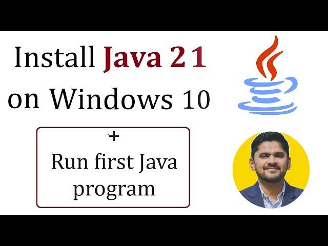 How to Install Java JDK 21 on Windows 10 | Amit Thinks