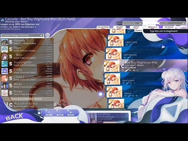 OSU - Bad boy (Nightcore Mix) {BCI's HARD}