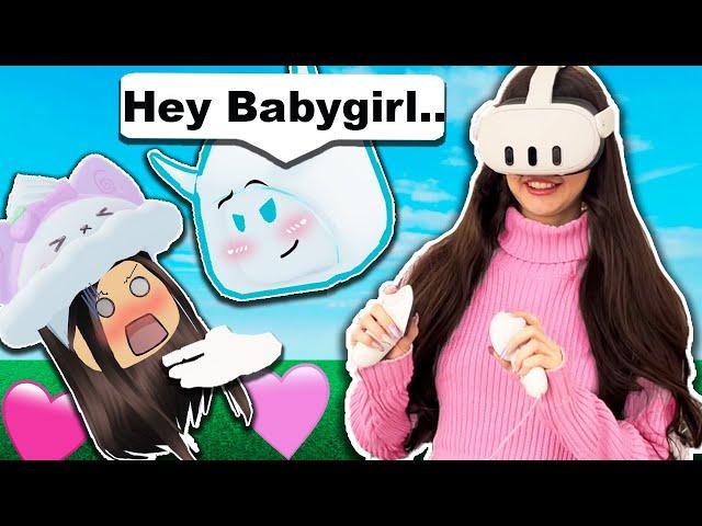 My CRUSH Was FLIRTING With me.. (Roblox Vr Hands)