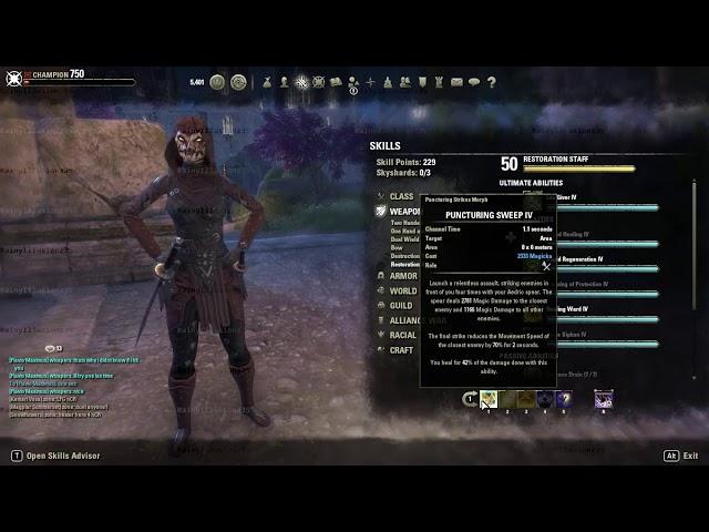 Magicka Templar Build for Summerset (Elder Scrolls Online)