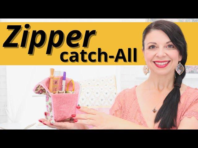 Free and Easy Sewing Tutorial: Zipper Catch-All for Beginners!