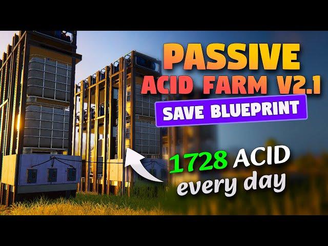 Passive 1728 Acid / Day - UPDATED Acid Farm (Once Human v1.3+) | ONCE HUMAN