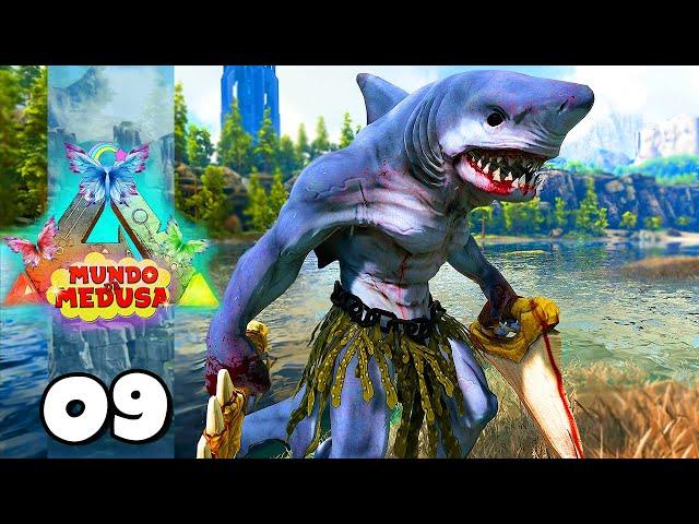 A PROCURA DO TUBARÃO GUERREIRO (TIBUR)!!! ARK: MUNDO DA MEDUSA 09