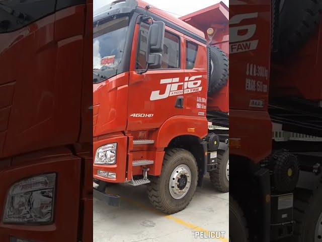 China-made Faw JH6 12-wheeler Dump Truck walkaround