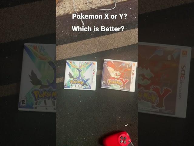 Which Game is Better? Pokemon X or Y? #shorts