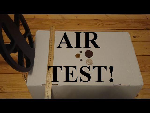 Воздушный тест металлоискателя Mikron NRG 100! Air test!