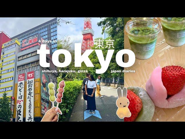 JAPAN VLOG  my first time in tokyo, what i eat, shopping, exploring the city, shibuya crossing, etc