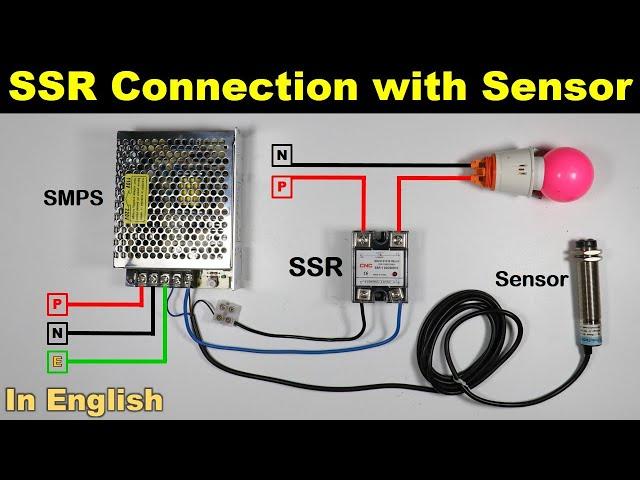 SSR Connection With Sensor | Solid State Relay Wiring