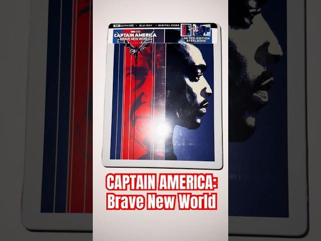 Captain America Brave New World 4K Steelbbook #marvel #steelbook #mcu  #captainamericabravenewworld