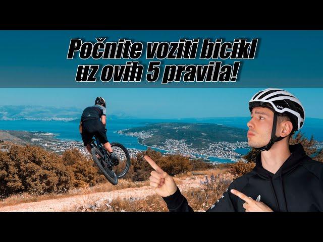 KAKO POČETI VOZITI BICIKL | Osnovna Pravila Za Početnike